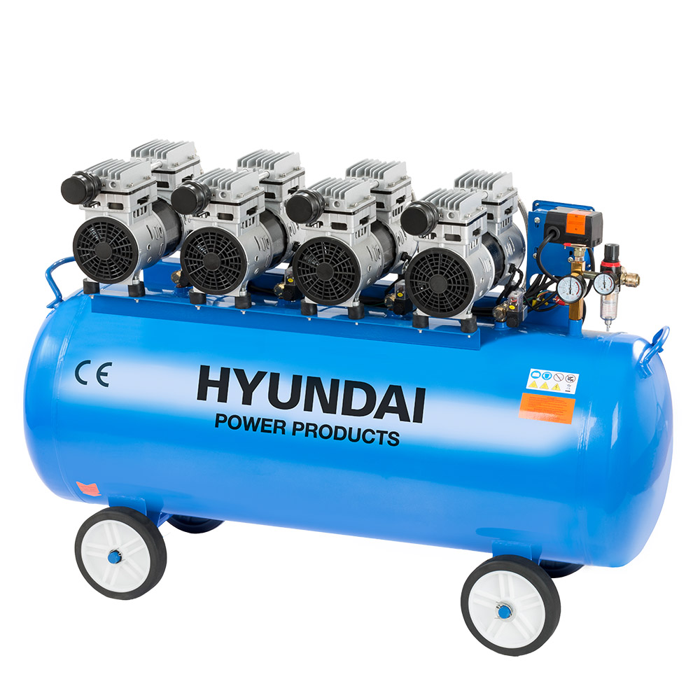 Hyundai HYD-200F Csendes olajmentes kompresszor, 8 bar